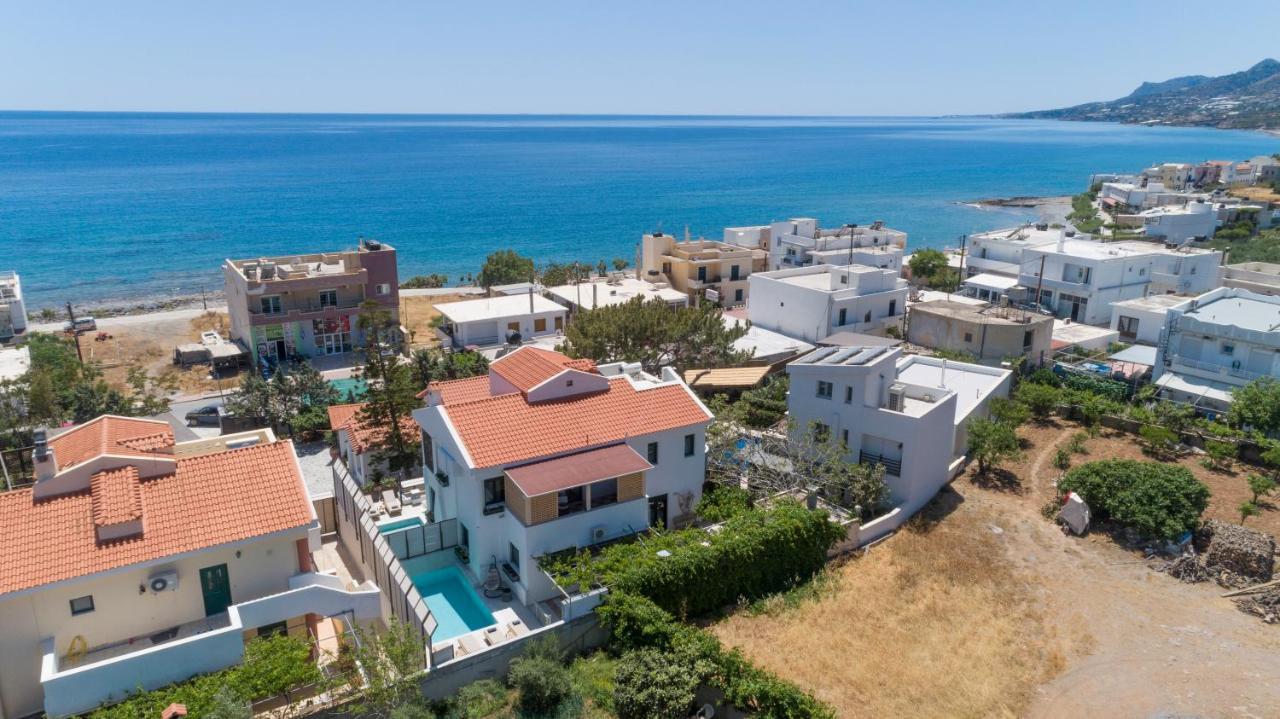 Paradisos luxury villas next to beach Koutsourás Exterior foto